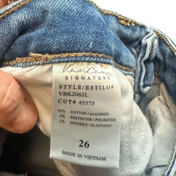 KANCAN Women’s Light Wash Color Nova Distressed High Rise Super Flare Jeans Size - Picture 10 of 11